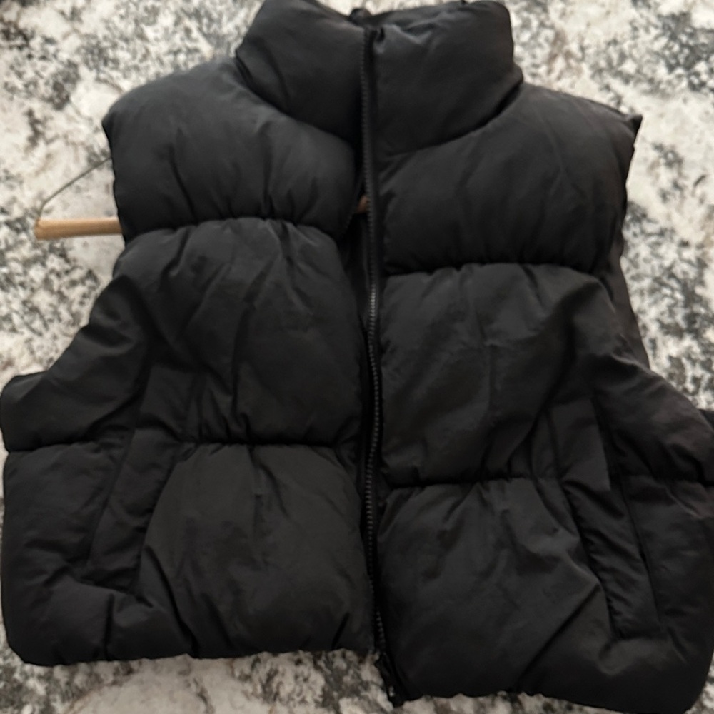 H&M Dark Puffer Vest